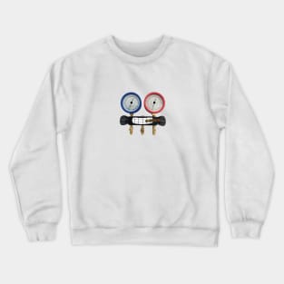 Refrigerant Gauges with Teeth & Cigar Crewneck Sweatshirt